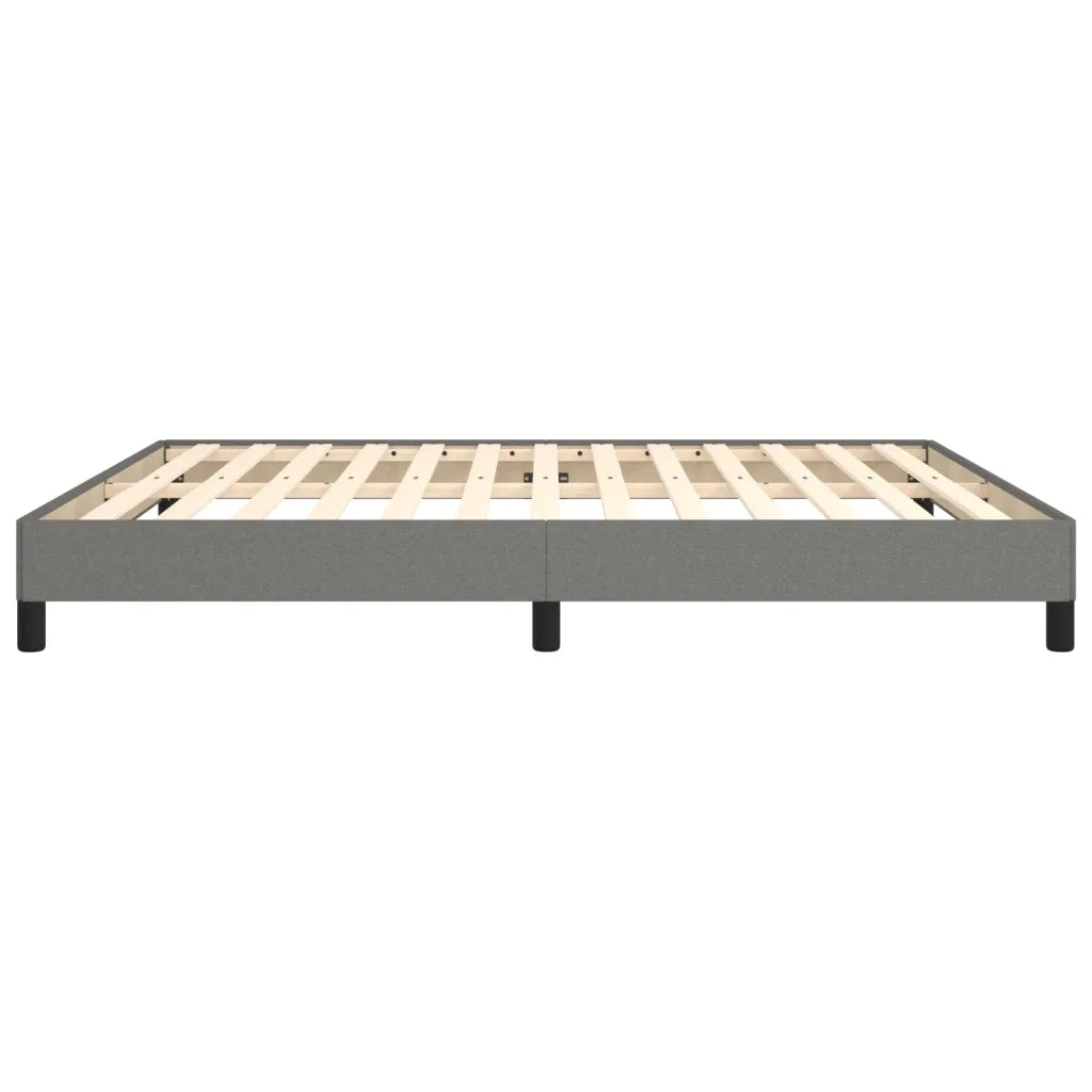Letto matrimoniale | Letto per adulti | Giroletto senza Materasso Grigio Scuro 160x200 cm Tessuto