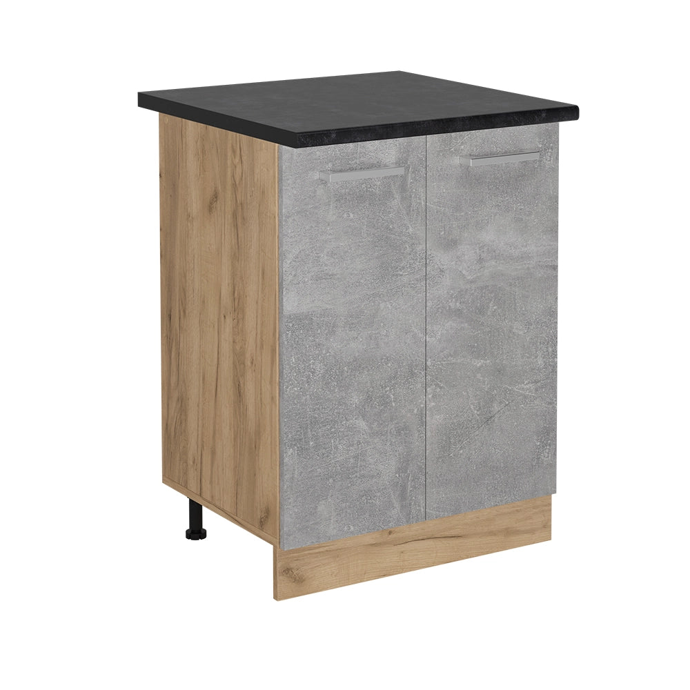 Vicco Mobiletto base cucina Calcestruzzo 60 cm , PL Antracite