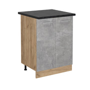 Vicco Mobiletto base cucina Calcestruzzo 60 cm , PL Antracite