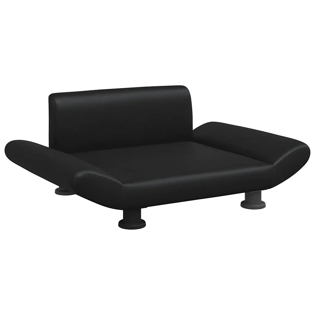 Lettino per Cani Nero 70x45x28 cm in Similpelle 172001