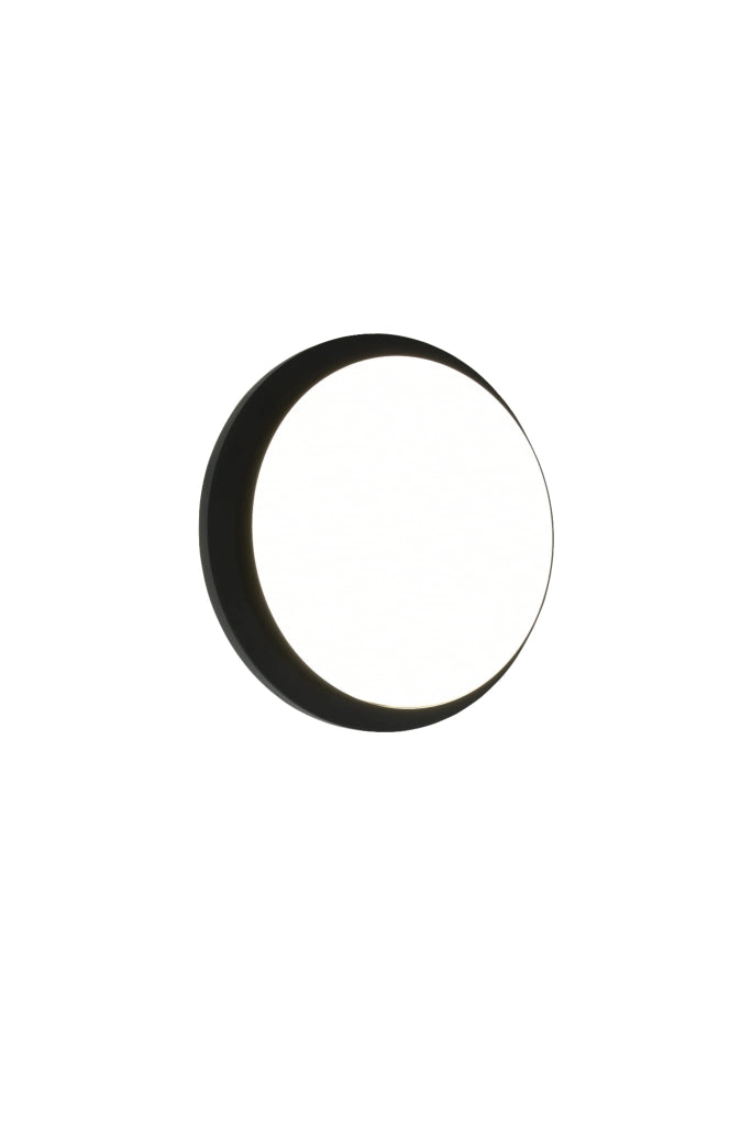Plafoniera LED esterna Lutec Goleta nera 24,3W IP44