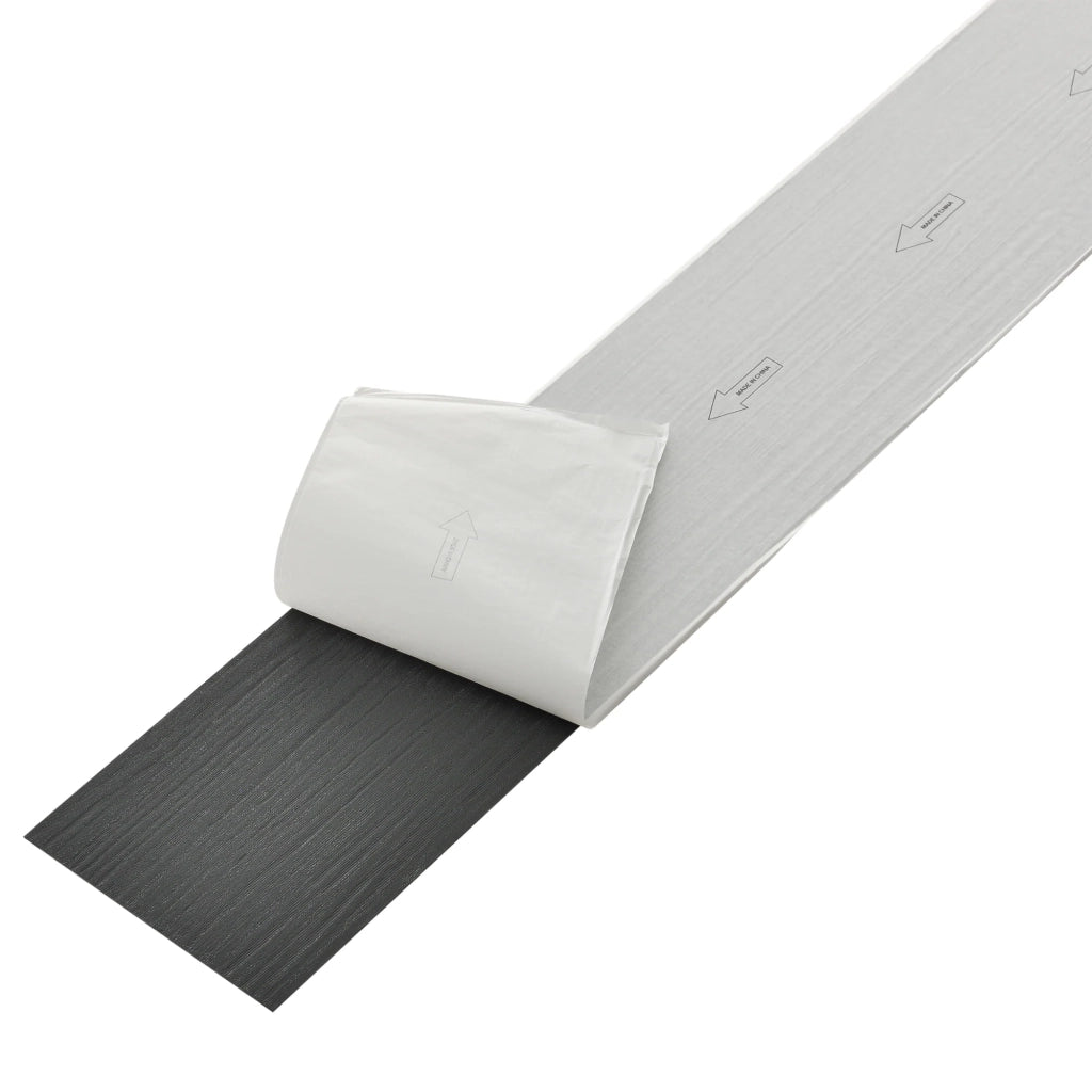 Pavimento laminato autoadesivo listoni in vinile PVC con effetto naturale adatti al riscaldamento a pavimento 7 pezzi 0,975 m² superficie strutturata opaca rovere chiaro 03_0007217
