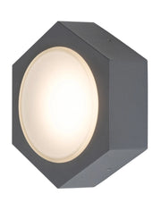 Applique esterna esagonale LED 9W antracite Rabalux