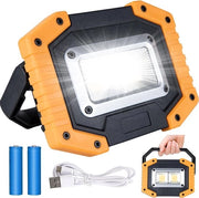 Lampada LED portatile COB 30 W - Portatile - Ricaricabile.