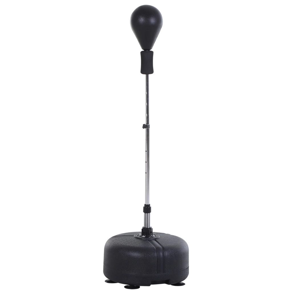Sacco da Boxe da Terra Regolabile in Altezza ¨C Minimal ¨C 136-154 cm, Nero