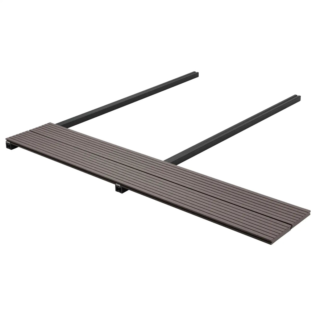 Pavimento da Deck 30 pcs Marrone Scuro WPC 3444753
