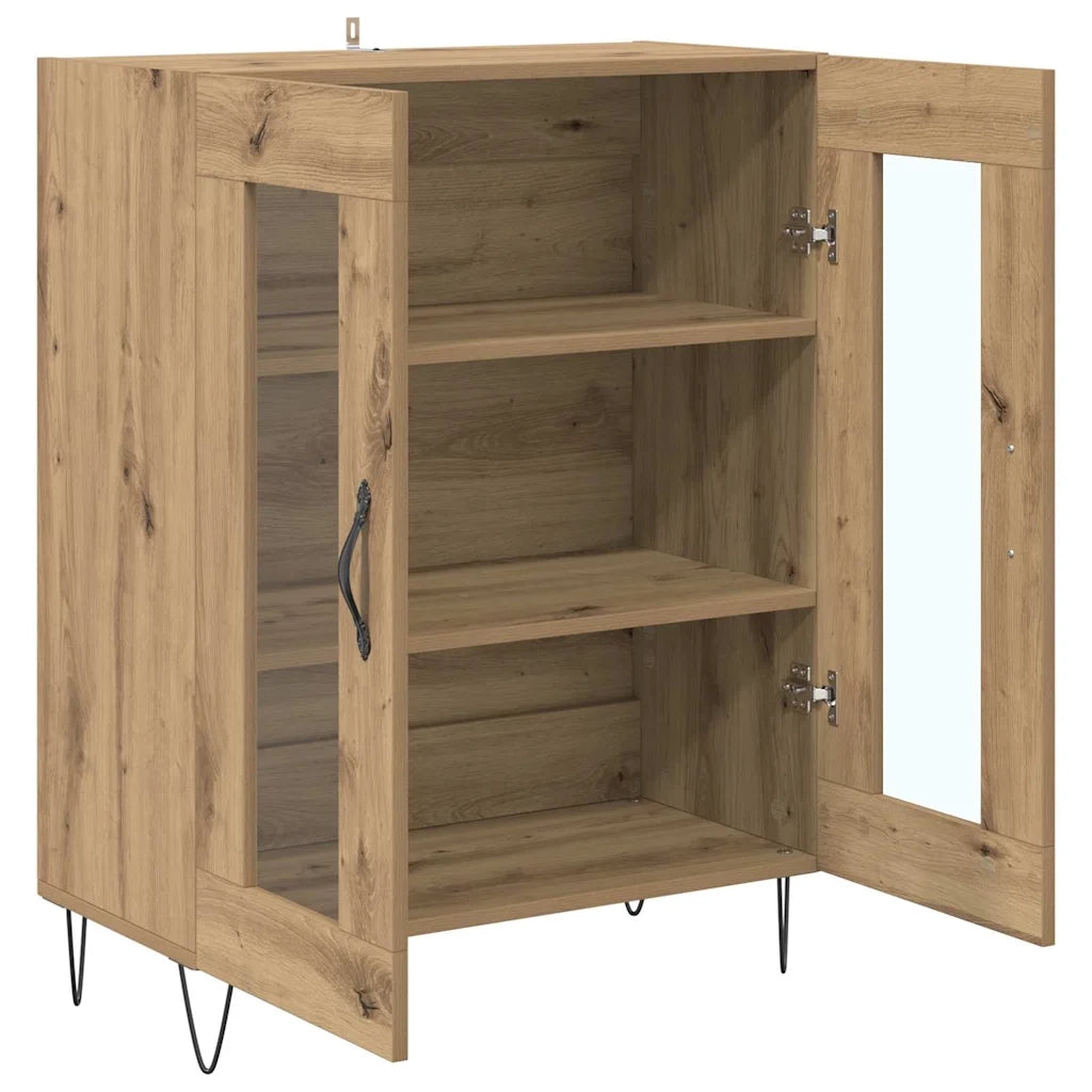 Credenza-Buffet-Armadio da cucina Rovere artigianale 69,5 x 34 x 90 cm Legno multistrato 225772