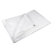 TELONE RETINATO CON OCCHIELLI mt 3 x 5 bianco - 160 gr./mq.  - LIF