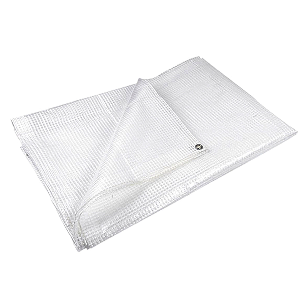 TELONE RETINATO CON OCCHIELLI mt 3 x 5 bianco - 160 gr./mq.  - LIF
