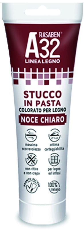 Rasaben STUCCO IN PASTA COLORATO PER LEGNO A32 DOUGLAS ml. 150 6.00 pz