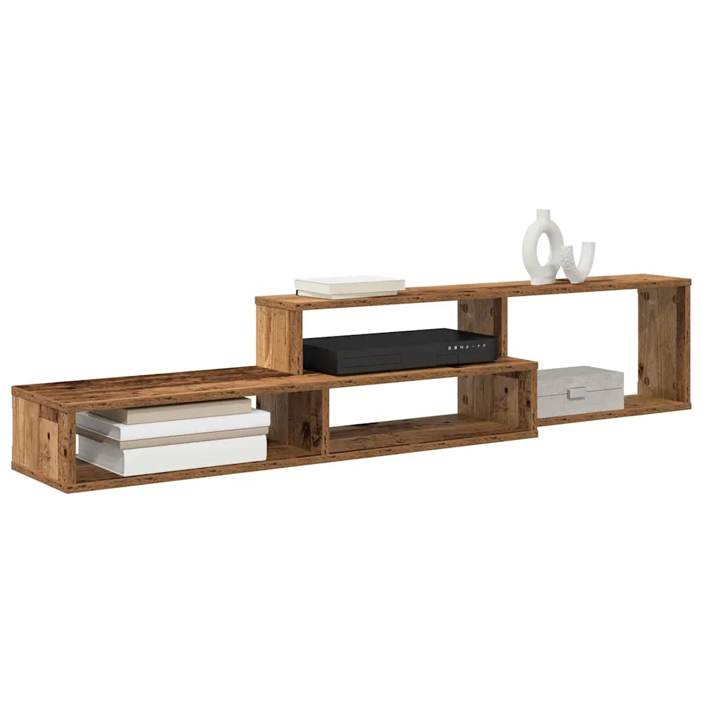 SupportoperTVaparete 150x25x28,5cm Legno multistrato 889891