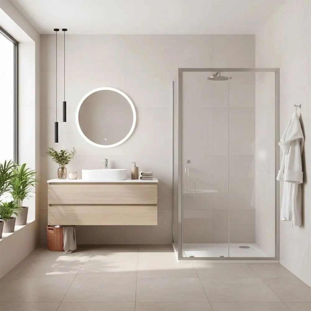 Cabina Doccia Rea Primo Slide 110x90 Chrome