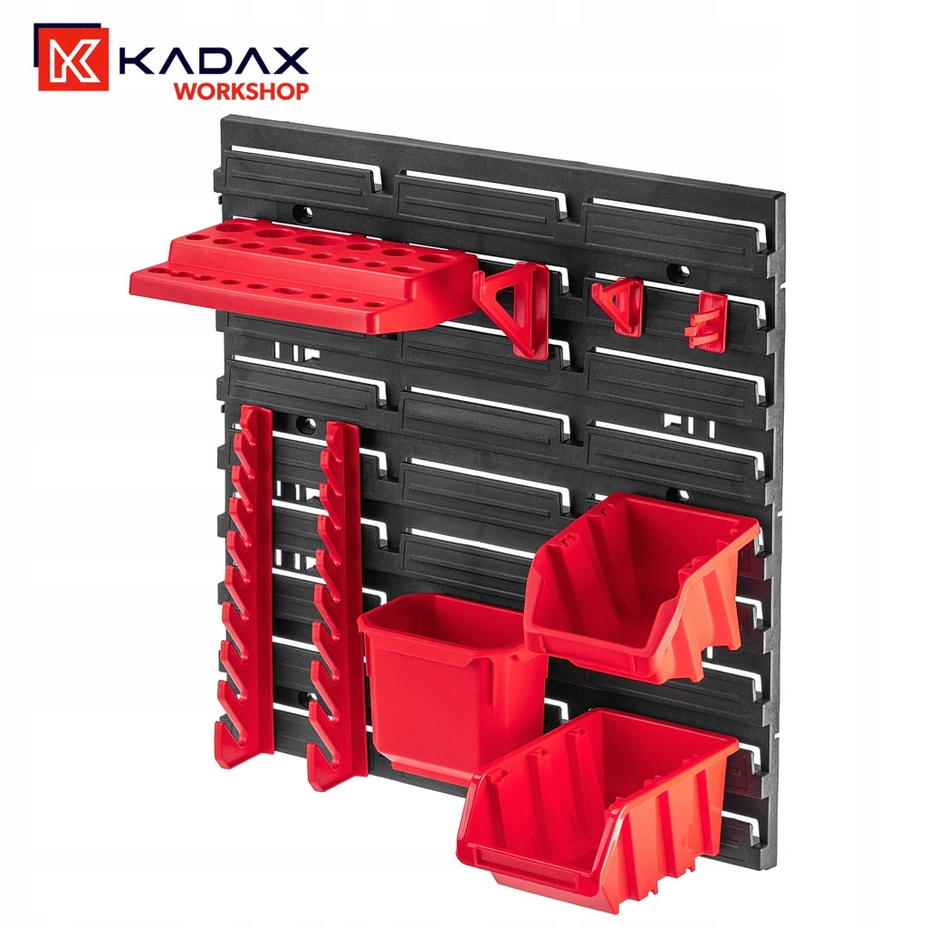 Vassoio organizer in plastica KADAX per officina, dimensioni 490x298x210 mm