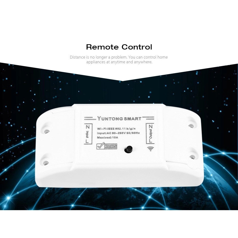 Trade Shop - Interruttore Ricevitore 10a Wifi Android On Off Smartphone Smart Home Cellulare -