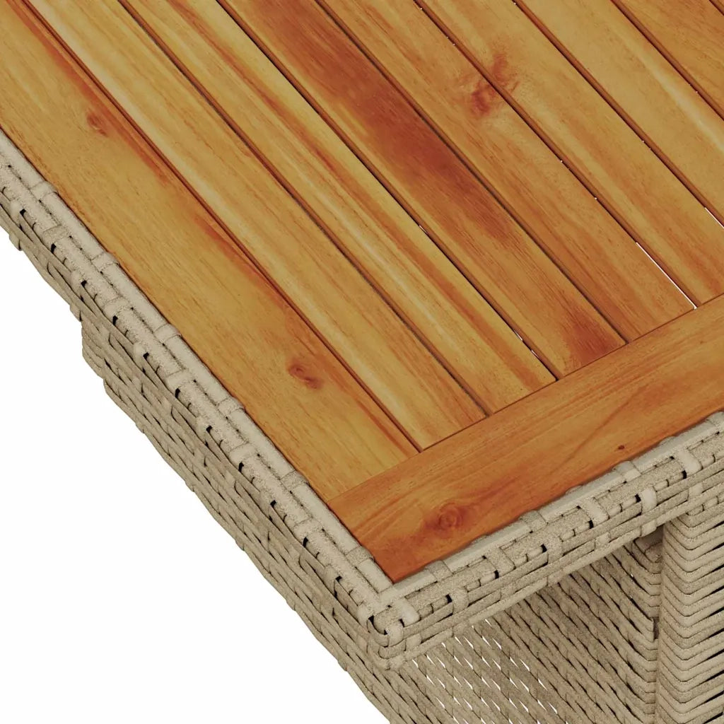 Set Divano da Giardino 6 pcs Beige polyrattan 3361379