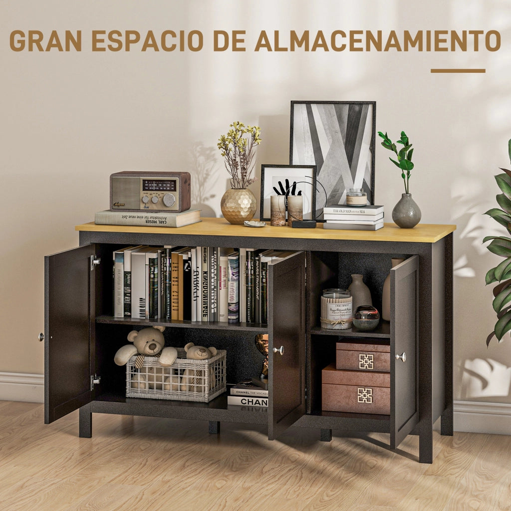 Mobile Ingresso con Ante ¨C Minimal ¨C Nero 120x40x70 cm