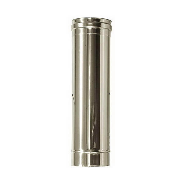 Canna fumaria DN 160 L 0.5 mt  L 500mm tubo acciaio inox 316