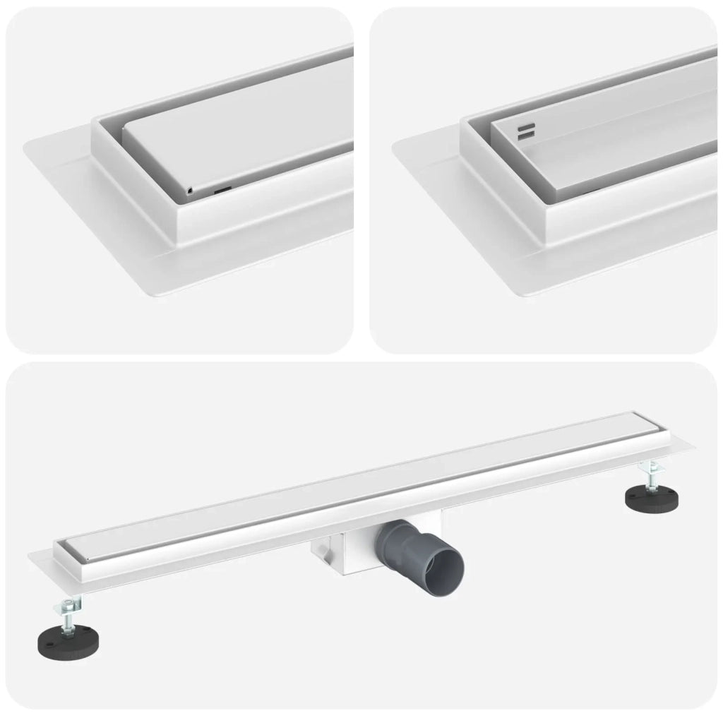 Drenaggio doccia 2 in 1 Argento 80 cm Acciaio Inox 304 42015940