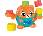 Balancing Bear, Gioco Prima Infanzia per Bambini , Bilancia con Cubetti per Scoprire Il Concetto di Peso, con 6 Tronchet