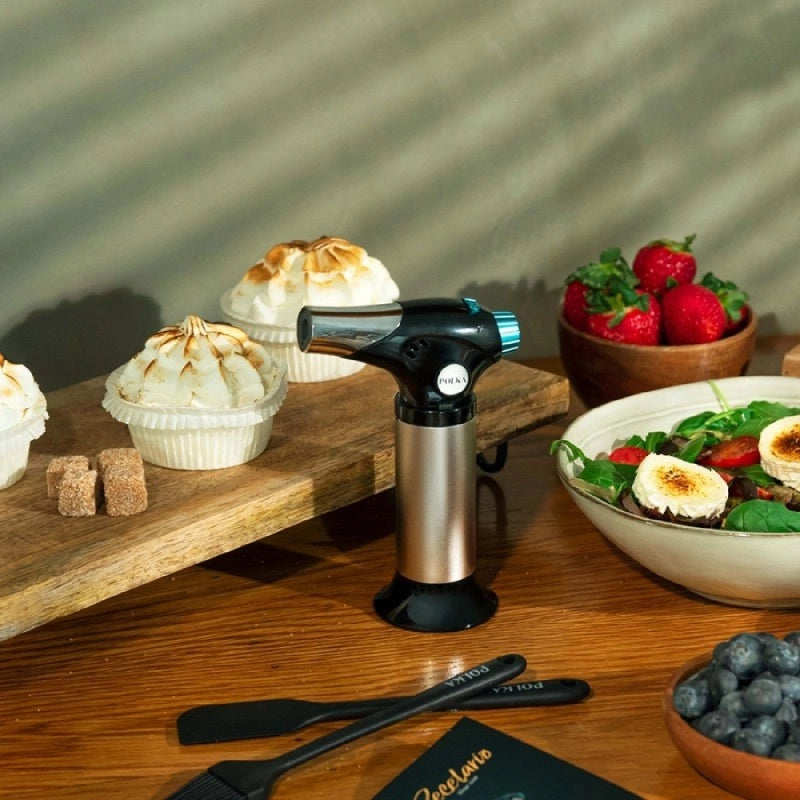 CECOTEC 03184 - Cannello da cucina Polka Flame-Cook 1000 Steel