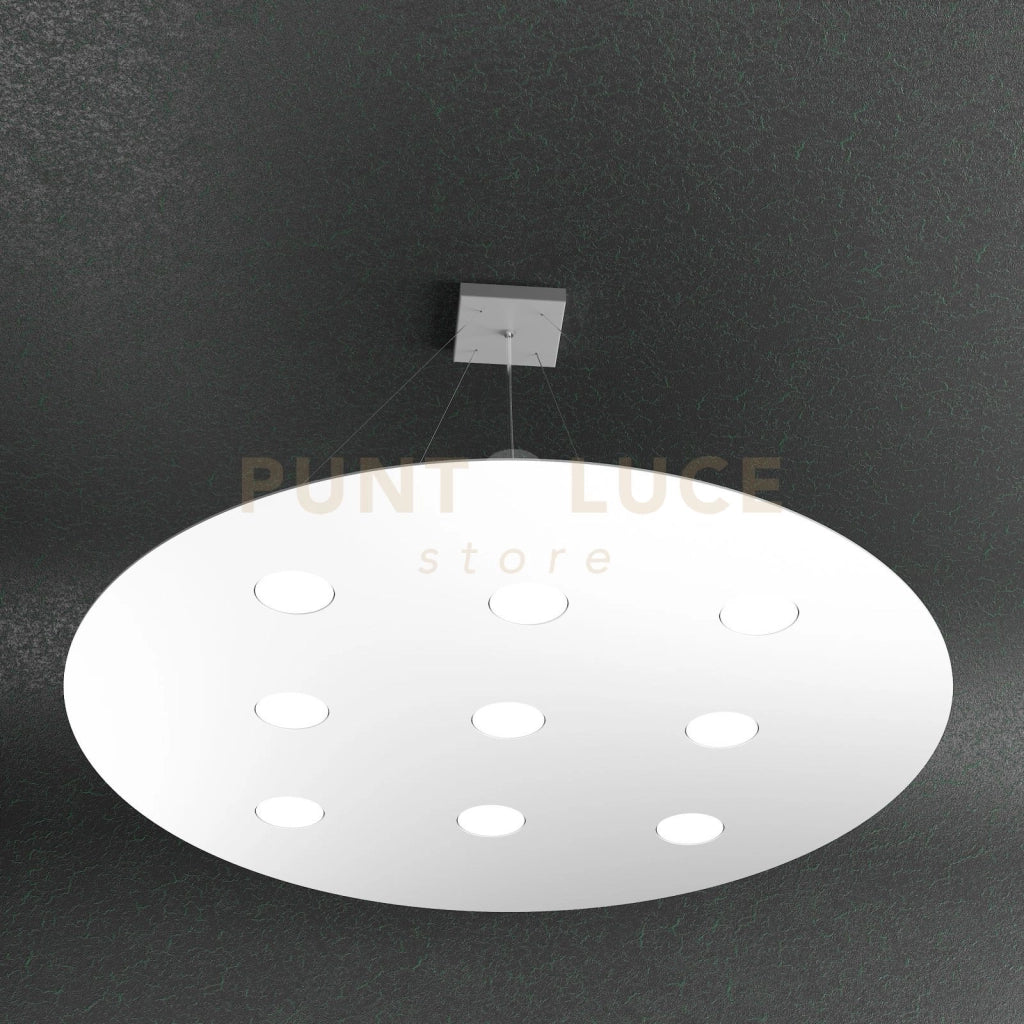 CLOUD SOSPENSIONE 9 LUCI TONDA BIANCO 1128-S9 T-BI