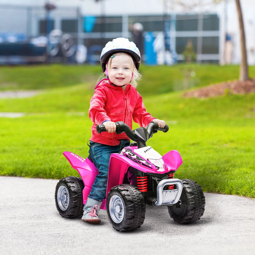 Quad Elettrico per Bambini con Luci LED ¨C Minimal ¨C Rosa 65.5x38.5x43.5 cm