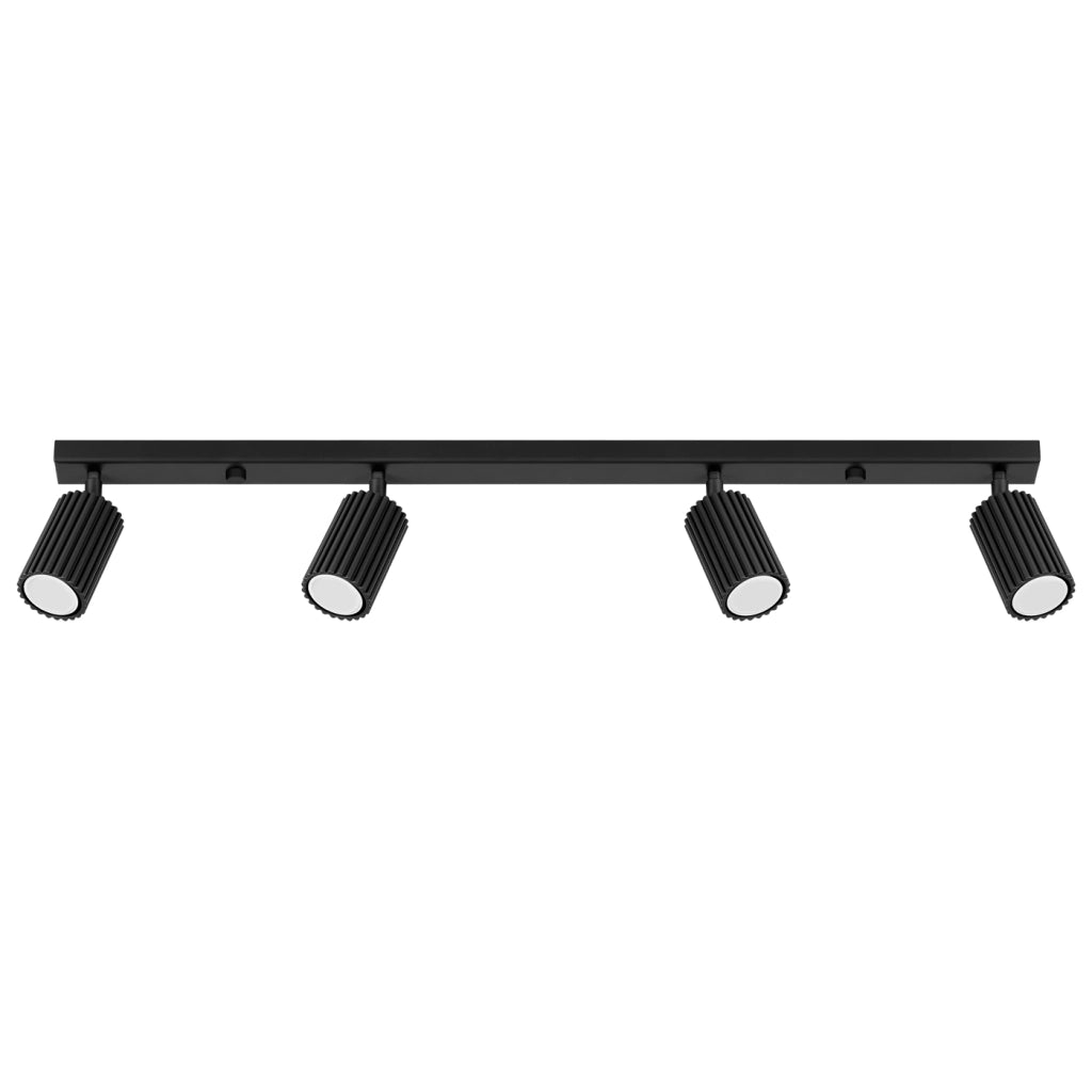 Lampada a soffitto KARBON 4L nero
