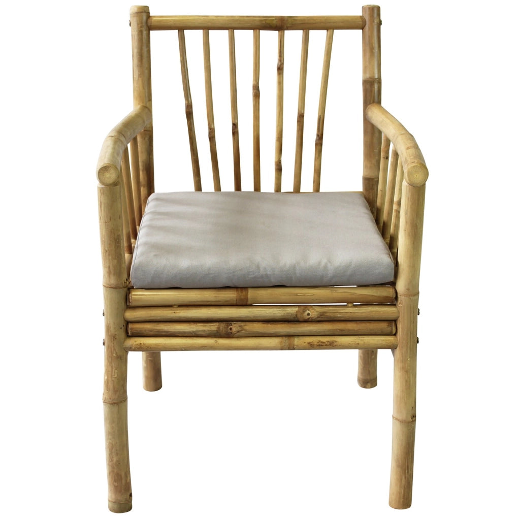 Poltrona da giardino in bamboo - CARLY