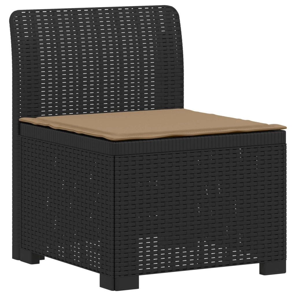 Divano da Giardino a 4 Posti con Cuscini in Stile Rattan PP 3443856