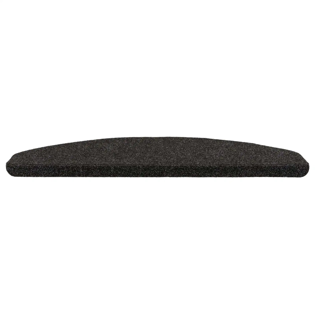 Tappetini per scale autoadesivi 15 pz | Gradini per Scale Nero 80 x 28 x 3,5 cm