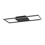 Plafoniera Moderna Calagrano-Z Alluminio Nero Luce Led Integrato 21W