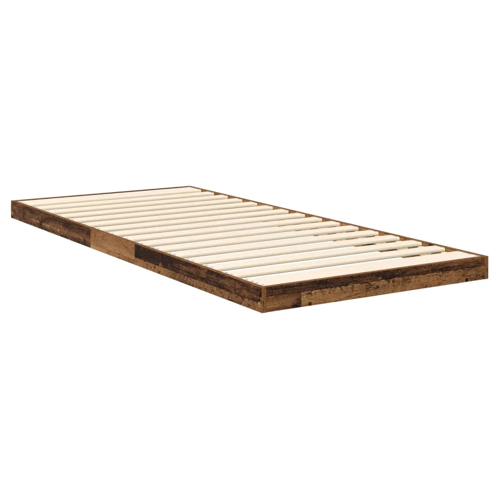 Struttura letto a terra Legno vecchio 80 x 200 cm 893538