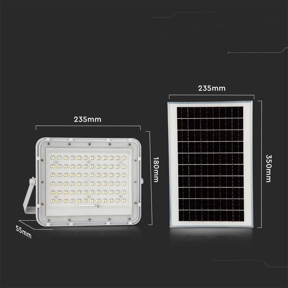 Faro LED solare V-TAC 15W con telecomando IP65 6400K