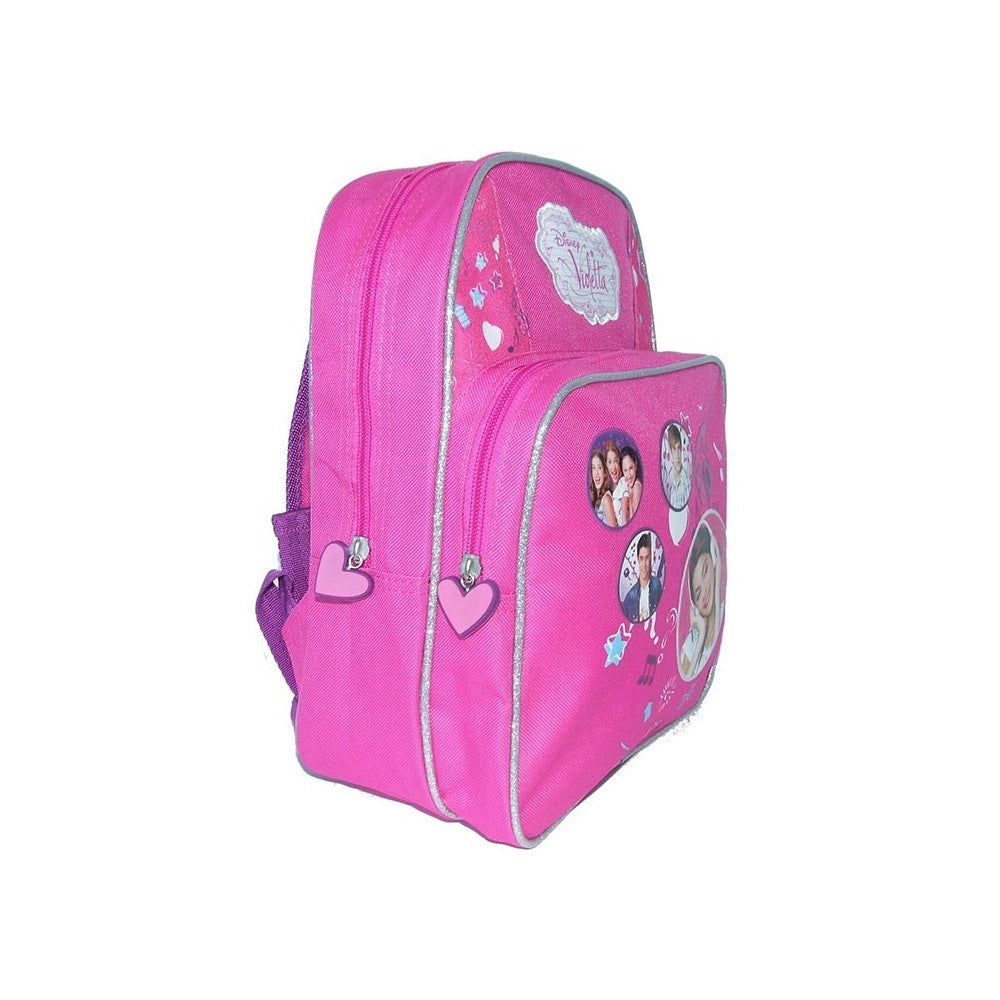 Trade Shop - Zaino Scuola Asilo E Tempo Libero In Microfibra E Pvc Zainetto Disney Violetta -