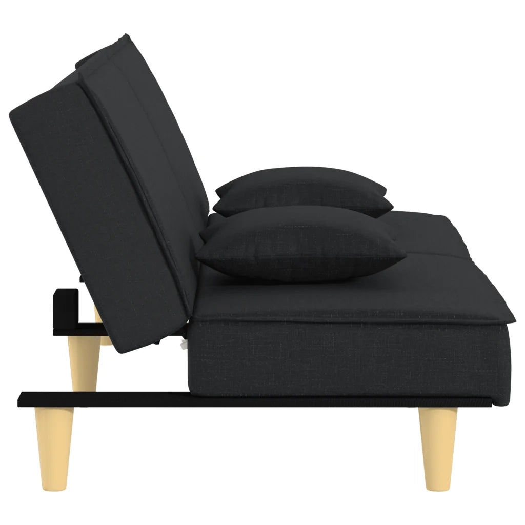 Divano letto | Sof¨¤ letto | Letto singolo Nero in Tessuto