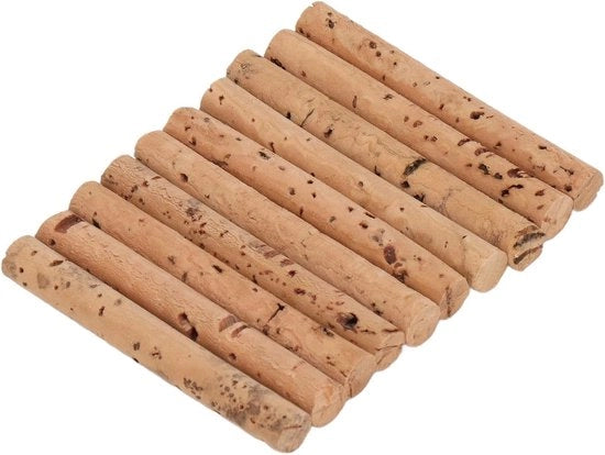 Attrezio da pesca per carpone in eucalipto leggero - forza di galleggiamento - lenza - attacco - viso per carpone - lunghezza 5 cm - set di stoppi in gomma