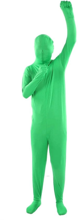 Costume Bodysuit Completo del Corpo - Unisex - Fotografia/Film - Leggero e Respirabile - Suit Verde