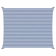 Vela Parasole | Telo Ombra | Vela da ombra solare Blu e Bianco 5 x 4 m