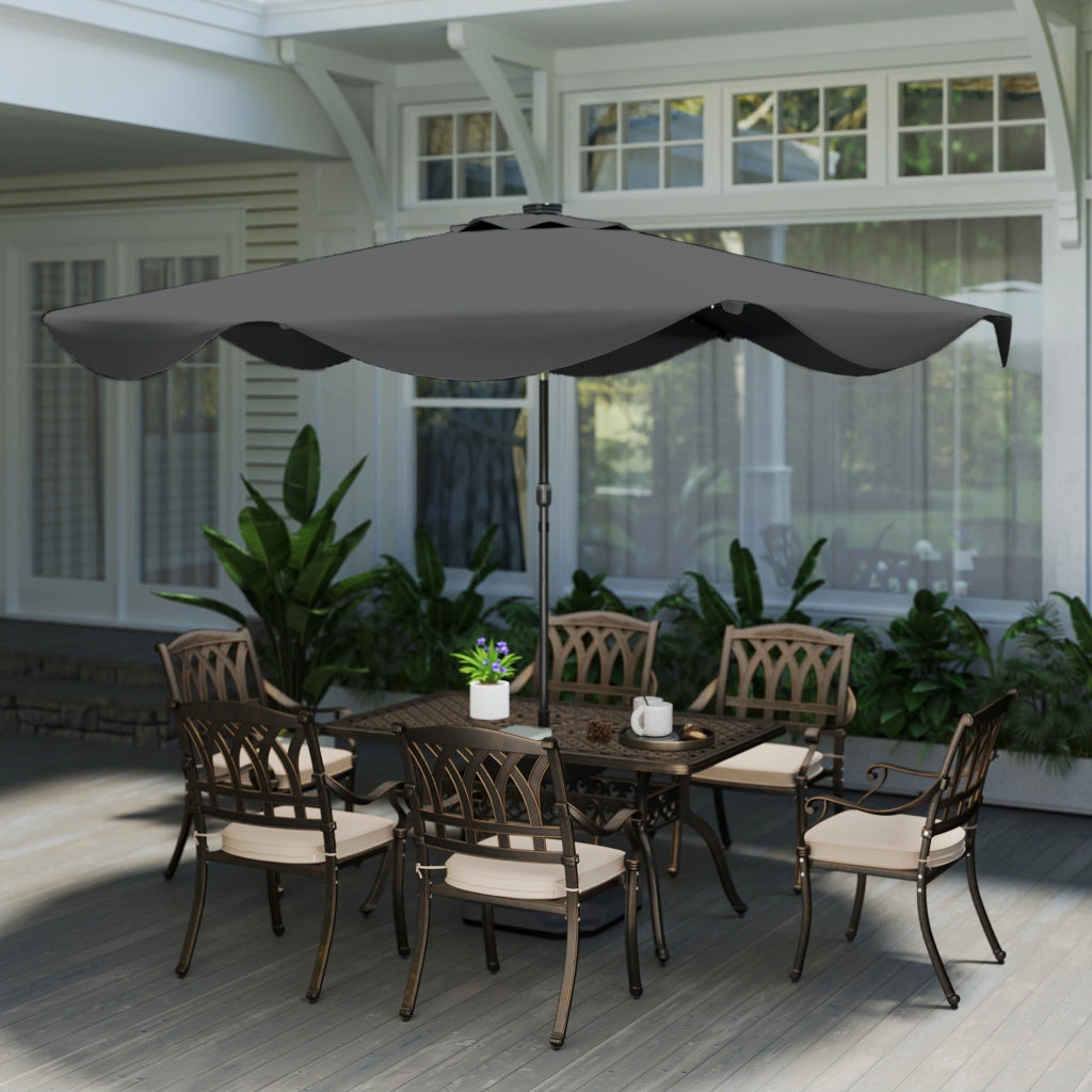 Ombrellone da Giardino ¨C Minimal ¨C Grigio ?292x254 cm