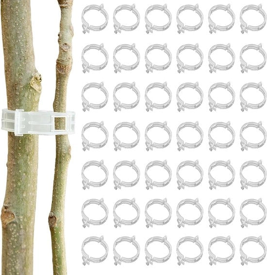 Clips per Climbe - 200 Pezzi Sostegno per Piante, Viti da Vino, Telaio, Supporto per Pomodoro