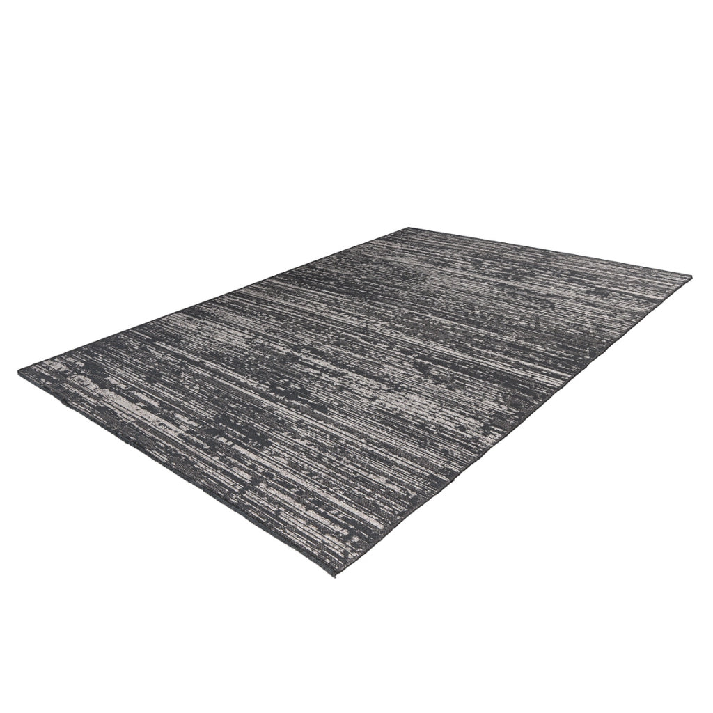 Tappeto moderno Kalea 100 in grigio con effetto rilievo