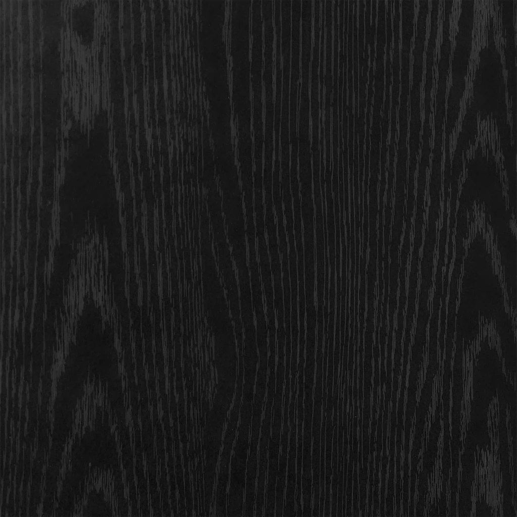 Letto matrimoniale | Letto per adulti | Giroletto senza Materasso Rovere Nero 150x200 cm Truciolato
