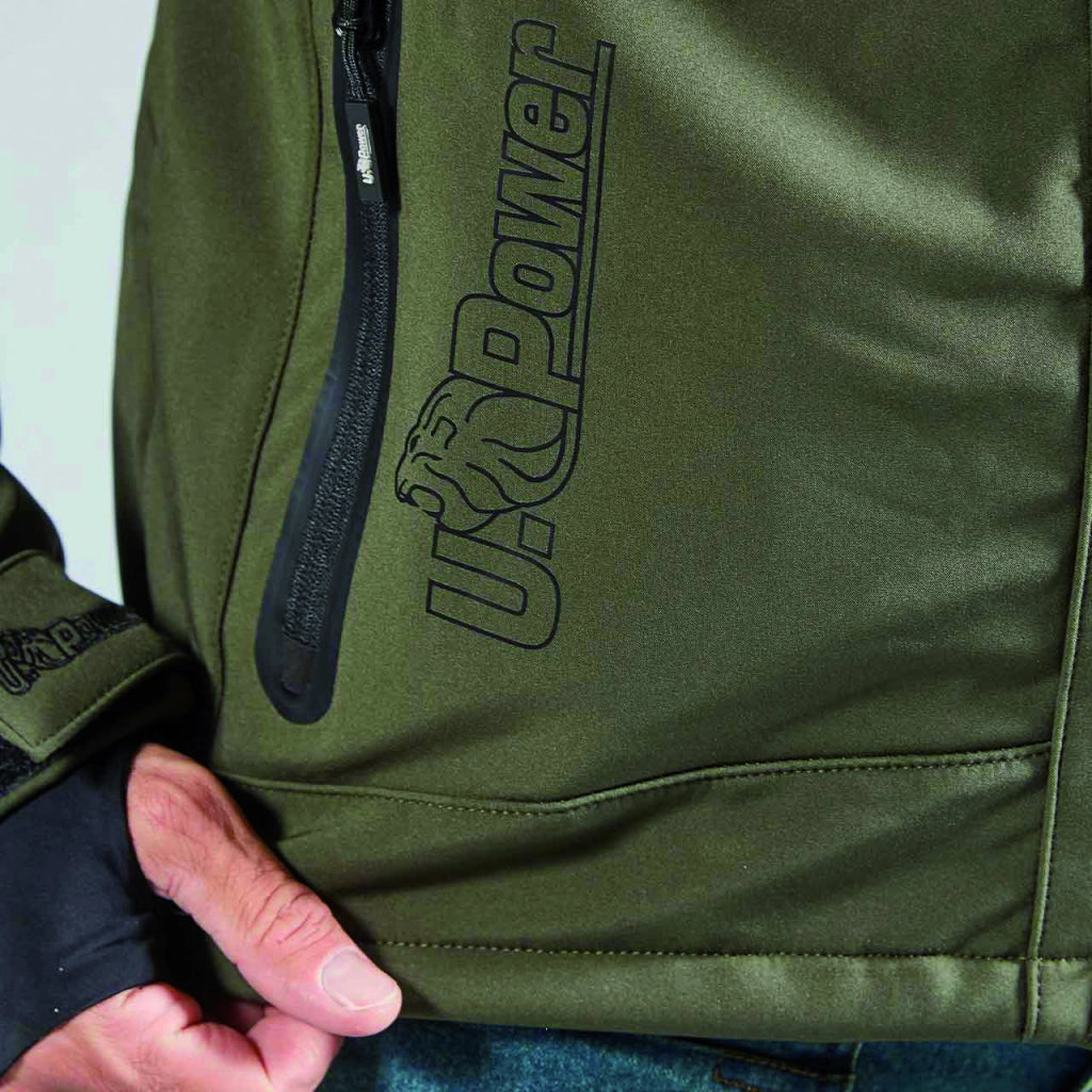 U-Power GIACCA SOFTSHELL SPACE Col. Verde  Mis. XL