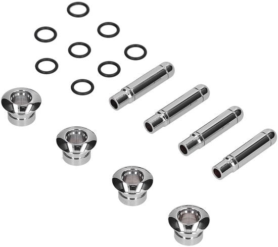 Sostituzione Slot Auto in Cromo ABS - 8 Pezzi - Duraturo - Installazione Facile - Alta Precisione - Piastrina Slot Porta