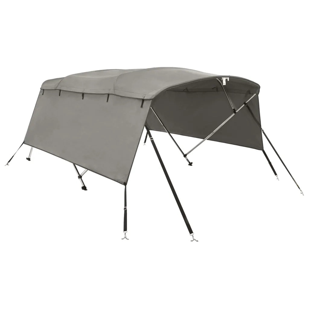 Bimini di Prua con Pareti Laterali 4 Archi 243x(200-213)x137cm
