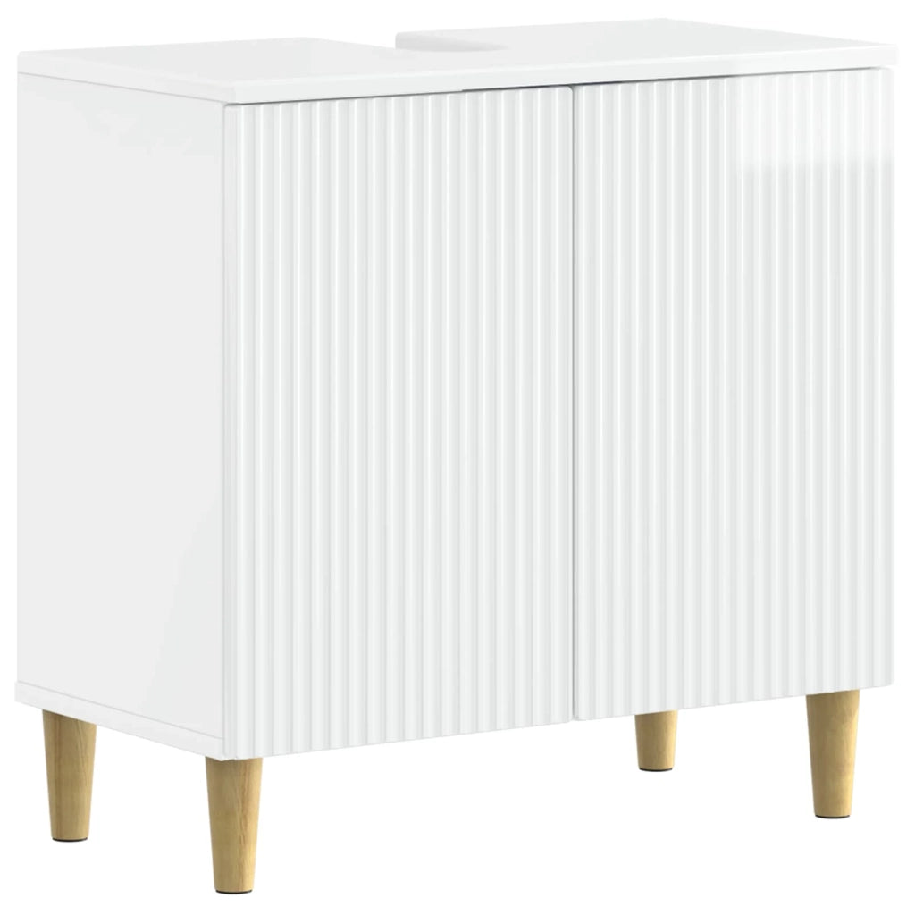 Set di armadietti da bagno in 3 pezzi ARNHEM Bianco Lucido 3417445