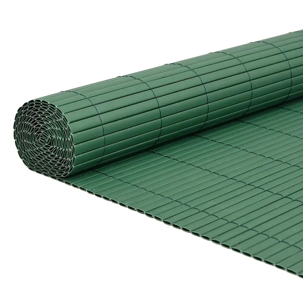 Recinzione da Giardino Bifacciale Verde 1,8x3 m in PVC