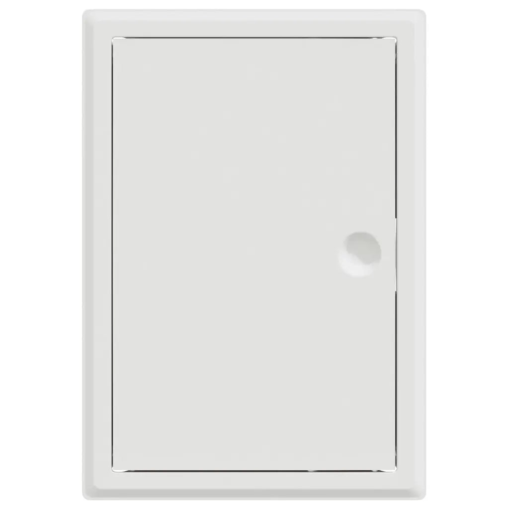 vidaXL Pannello di Accesso Bianco 20 x 30 cm Acciaio