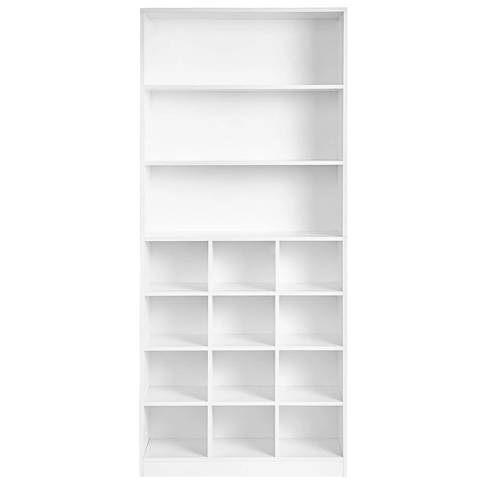 Scarpiera in MDF bianco con scomparti per scarpe