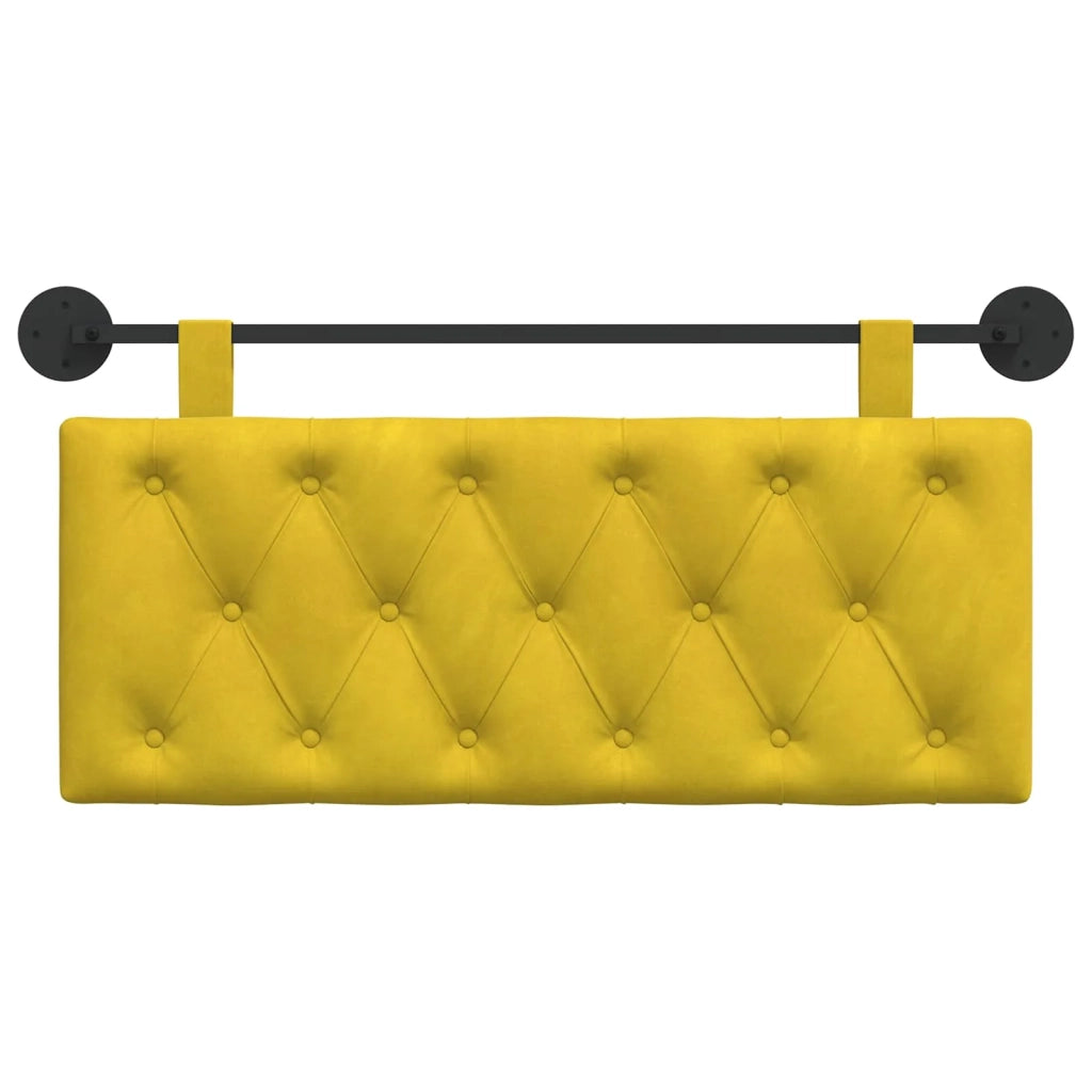 Testiera sospesa Con luce LED Giallo Velluto 42032087